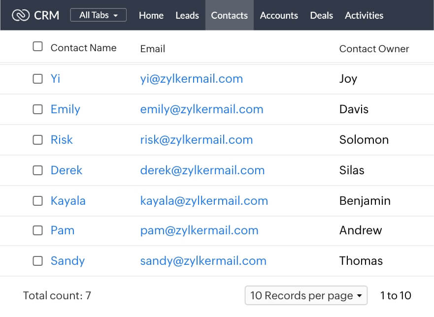 CRM appointment scheduling